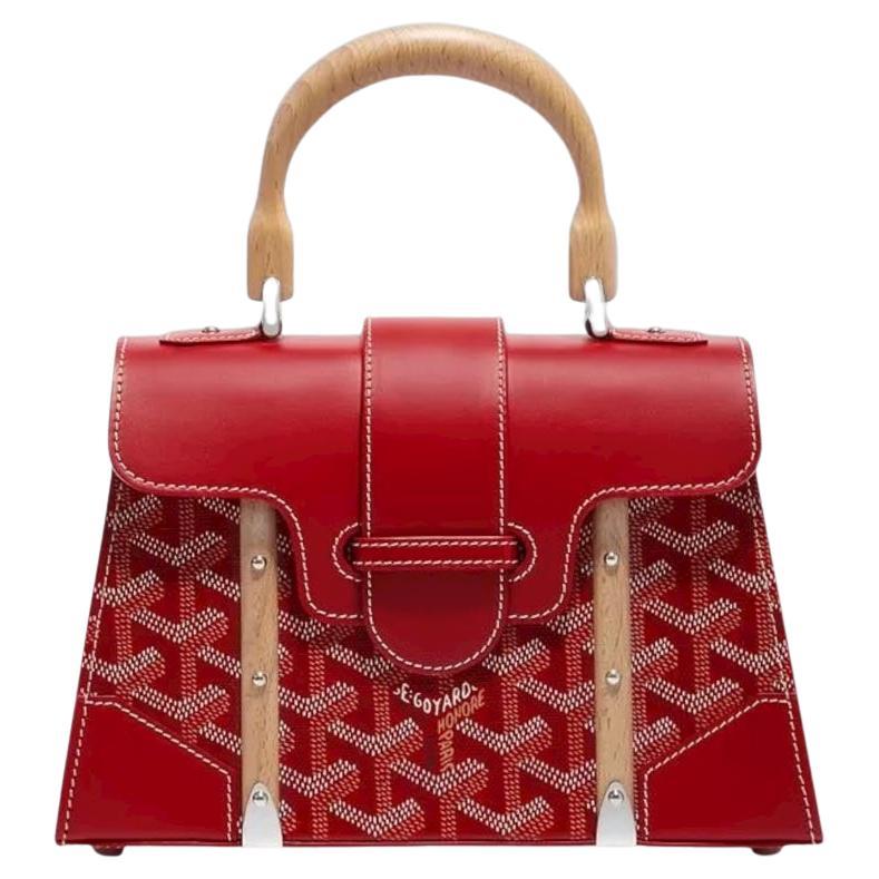 Goyard Red Goyardine Vanity Case For Sale at 1stDibs