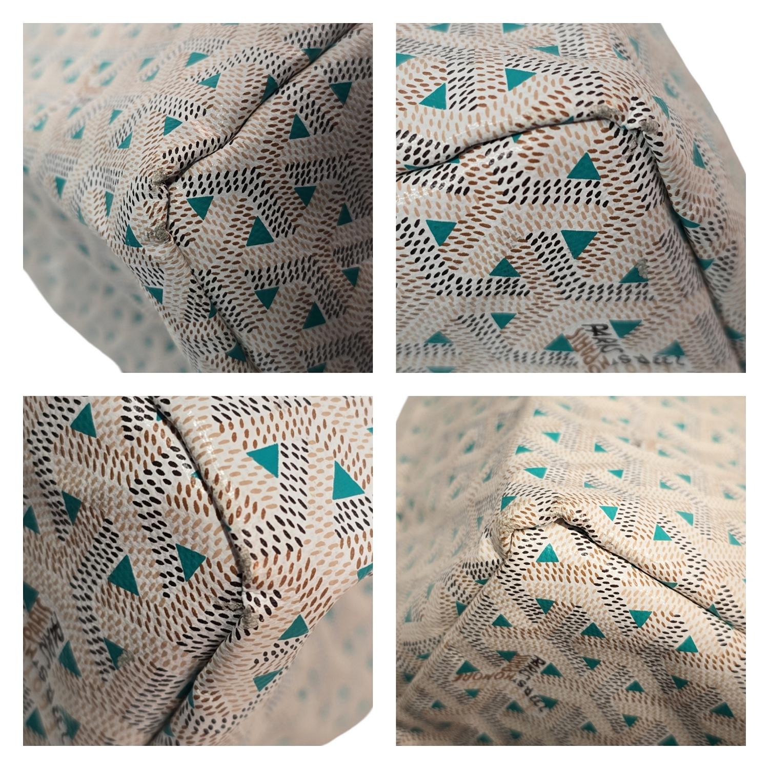 Goyard Reversible Goyardine Saint Louis Claire Voie GM Tote White Opaline 4