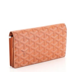 Goyard Richelieu Wallet Coated Canvas Long