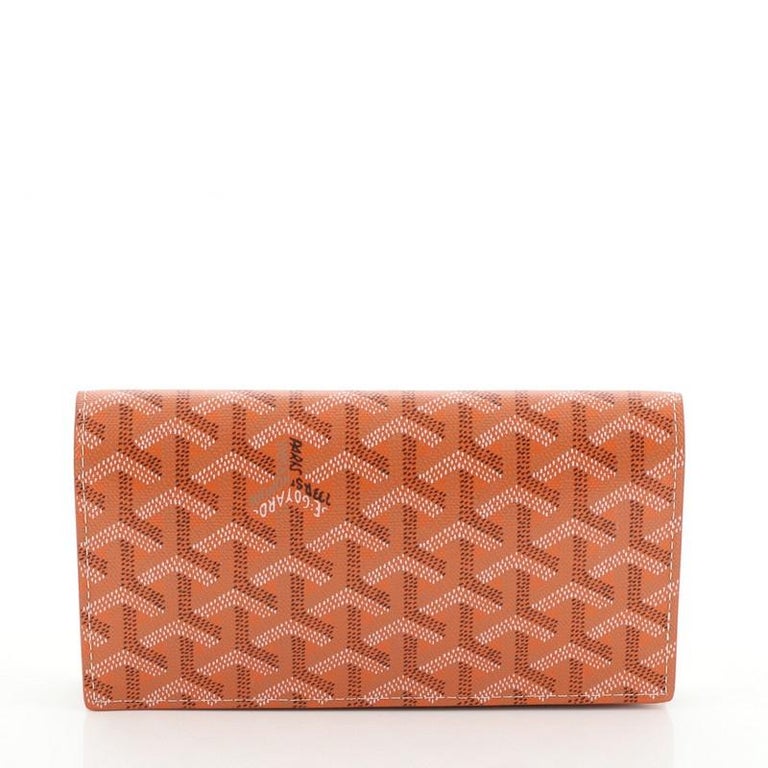 Goyard Card Holder Wallet Orange