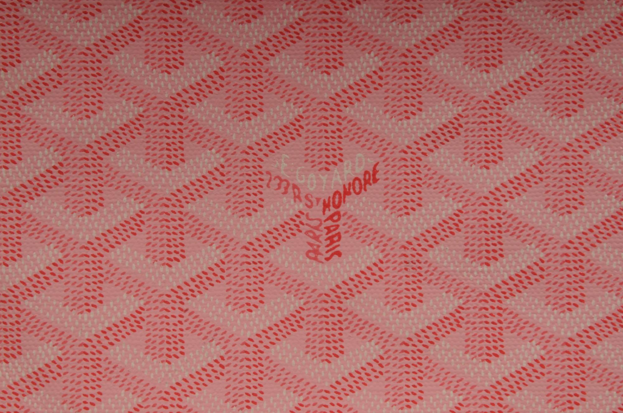 Goyard Rose Rose Poitiers Mini Tote Top Handle Limited Edition Micro Bag Unisexe en vente