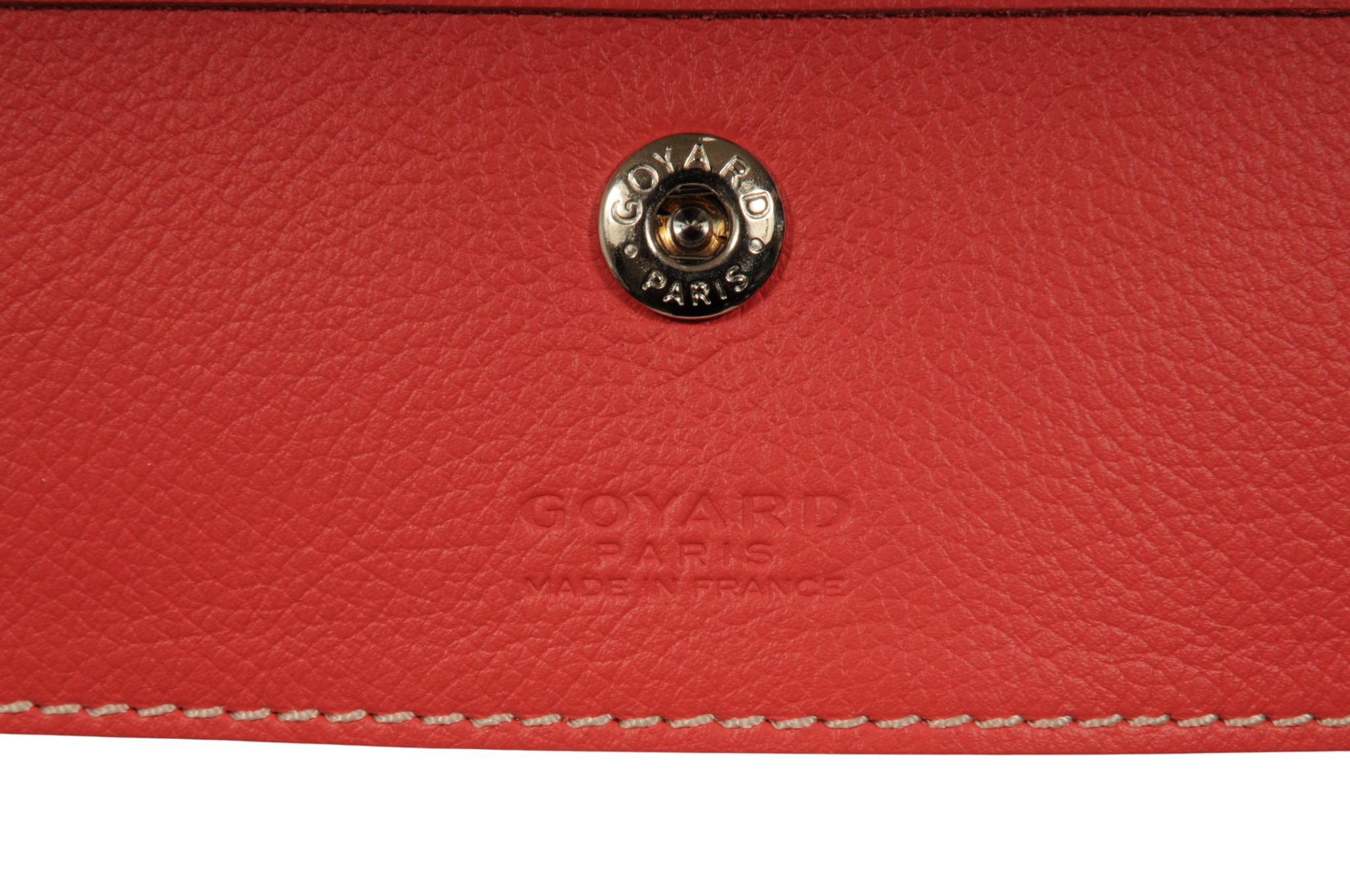 Goyard Rose Pink Saint Louis PM Tote Borsa a tracolla con maniglia superiore limitata per il viaggio in vendita 9