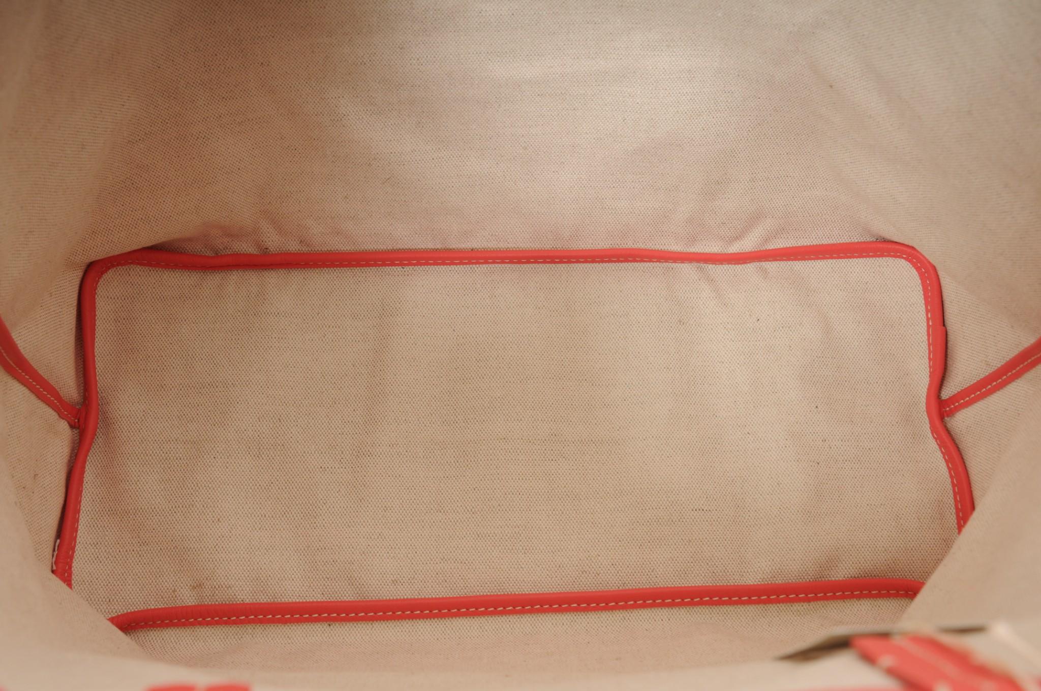 Goyard Rose Pink Saint Louis PM Tote Borsa a tracolla con maniglia superiore limitata per il viaggio in vendita 10
