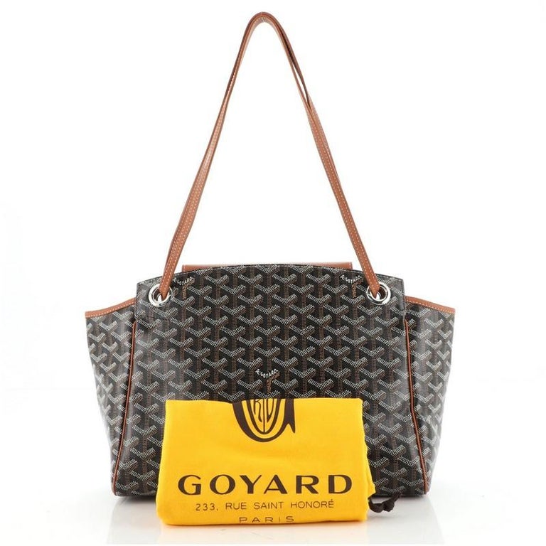 Goyard, Bags, Rouette Souple Pm Goyard Crossbody Bag In Black White Brown