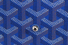 Goyard Royal Sky Blue 233 Klappentasche Crossbody mit MetallLogo 16G26a