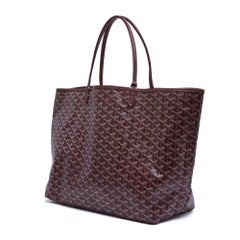 Goyard Sac Cabas Bordeaux GM Saint Louis Burgundy Canvas Maxi Tote Shoulder Bag