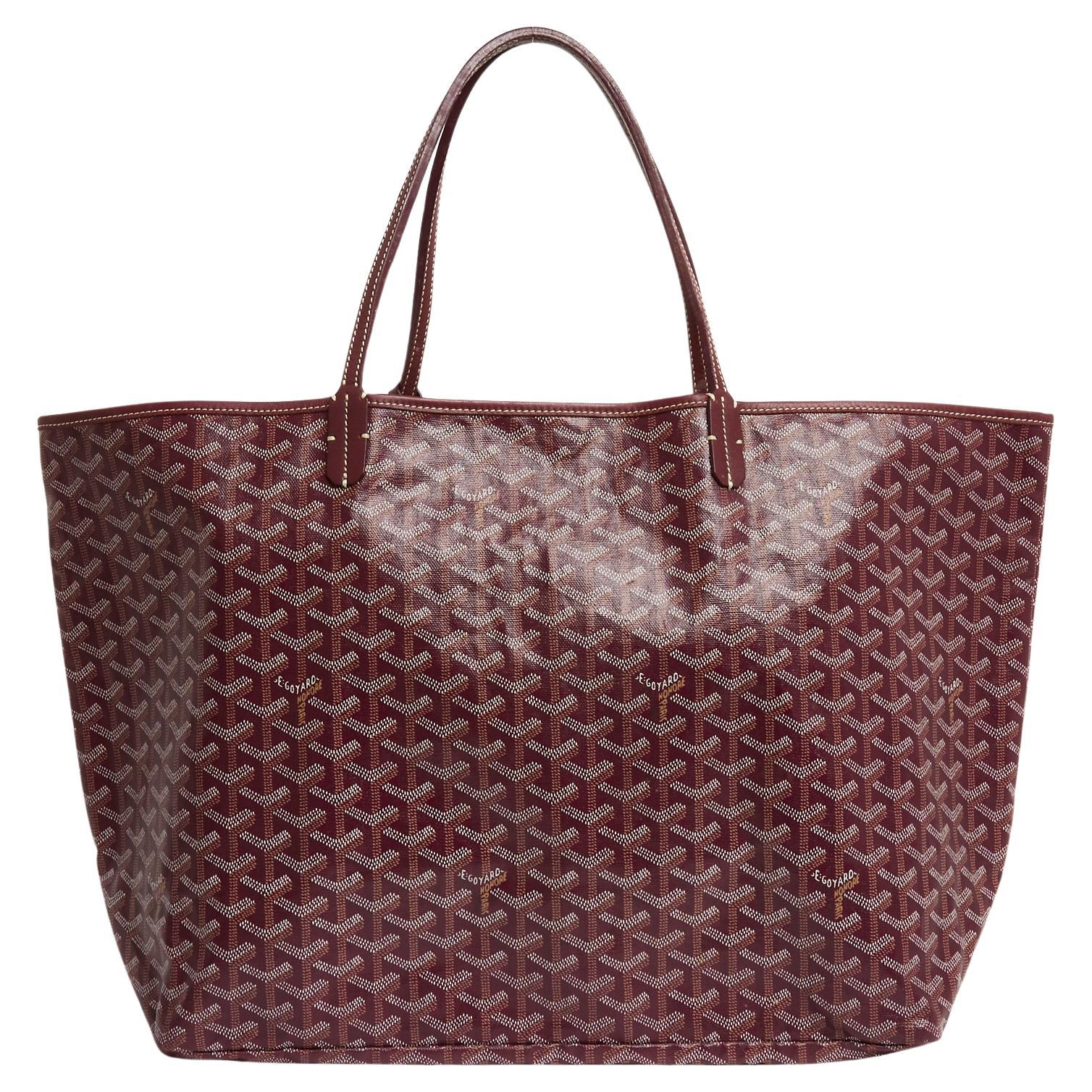 Goyard Sac Cabas Saint Louis GM Burgundy XL Tote Bag New