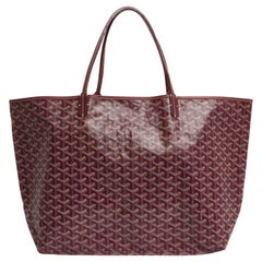 Goyard Sac Cabas Saint Louis GM Burgunder XL Tragetasche Neu