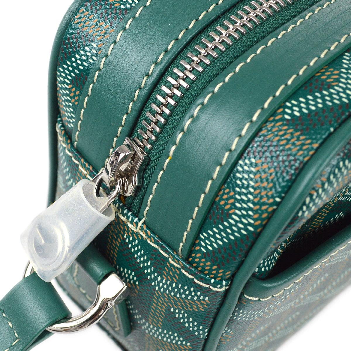 green goyard crossbody bag