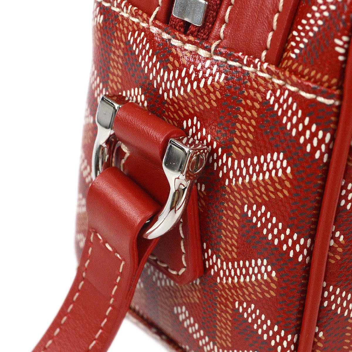 Goyard Sac Cap Vert Shoulder Bag in Red 98381 For Sale 1