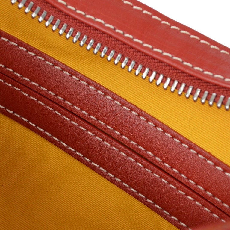 Goyard Sac Cap Vert Shoulder Bag in Red 98381 For Sale at 1stDibs