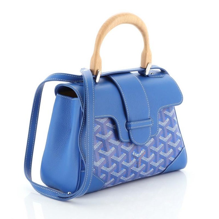 Leather small bag Goyard Blue in Leather - 31798165