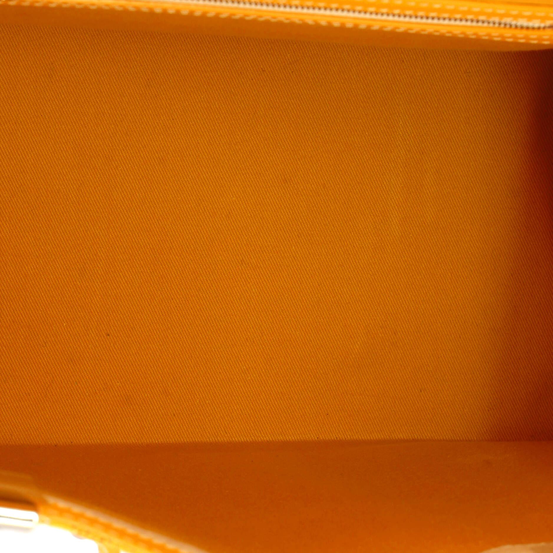 Goyard Saigon Top Handle Bag Coated Canvas with Leather MM 1