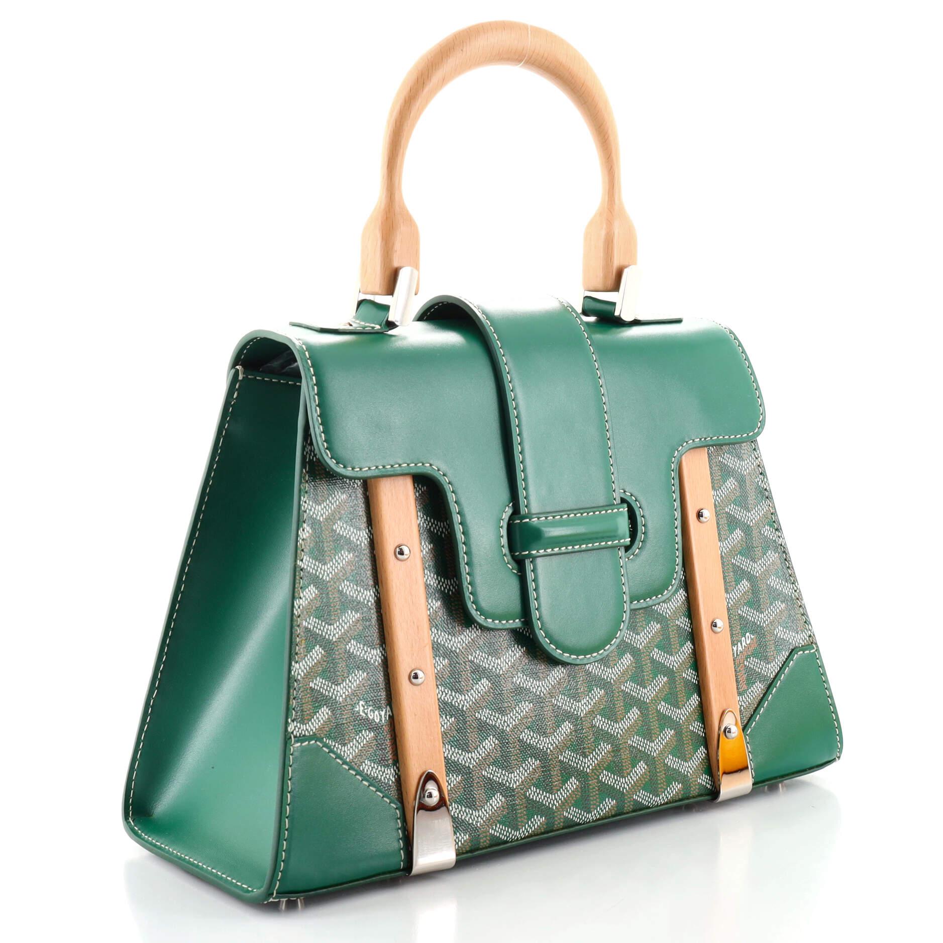 goyard green bag