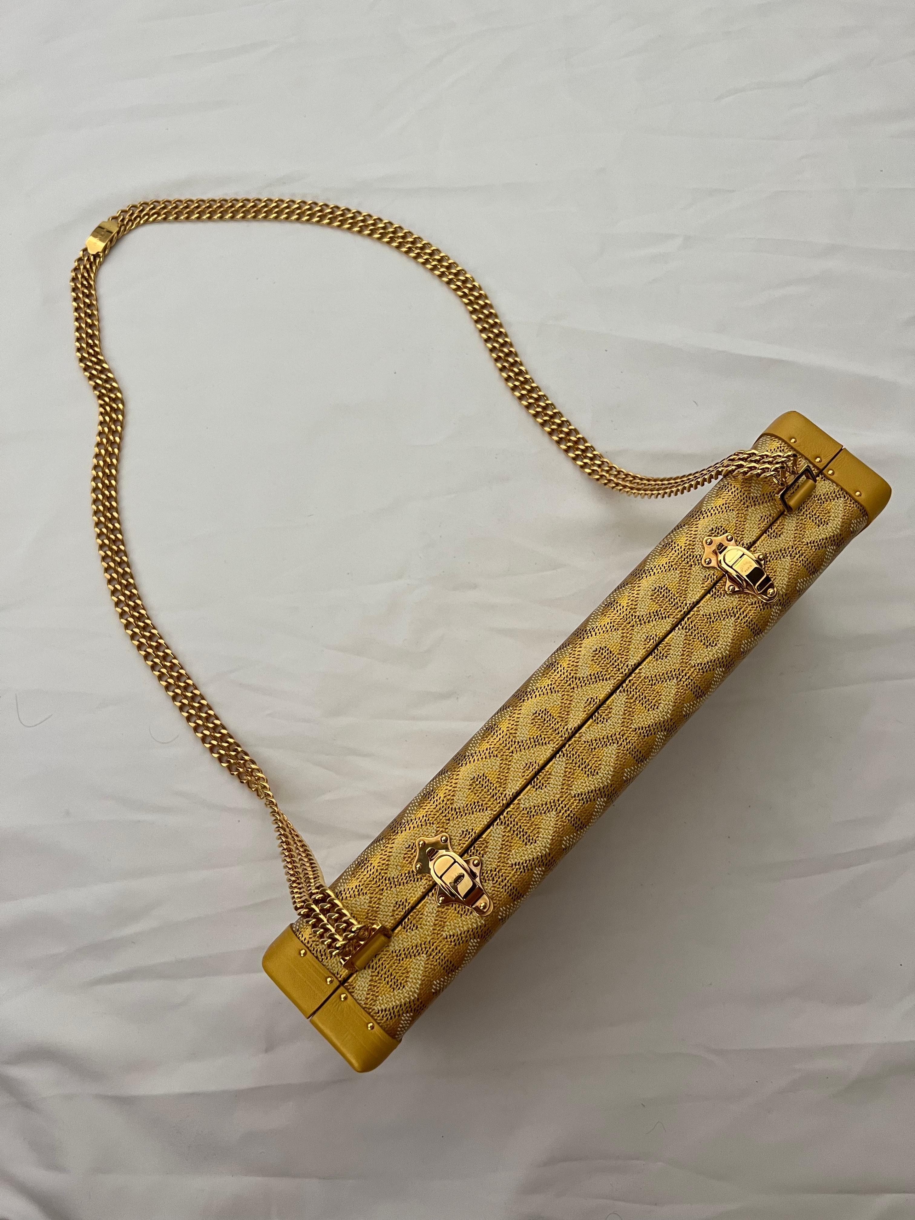 Goyard Saint Honore Trunk Shoulder Clutch Handbag For Sale 1
