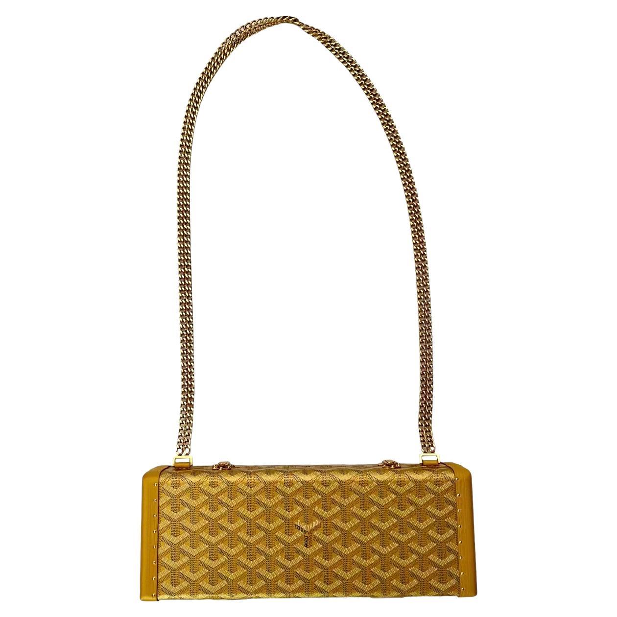 Goyard Saint Honore Trunk Shoulder Clutch Handbag For Sale
