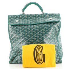 Goyard Saint Leger Briefcase Backpack Coated Canvas