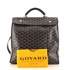 Goyard Saint Leger Briefcase Backpack Coated Canvas