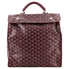 Goyard Saint Leger Briefcase Backpack Coated Canvas