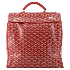 This is the ultra-rare 1/1 Goyard “Robot Face” backpack designed by Ka