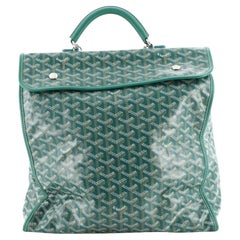 Goyard Saint Leger Briefcase Backpack Coated Canvas