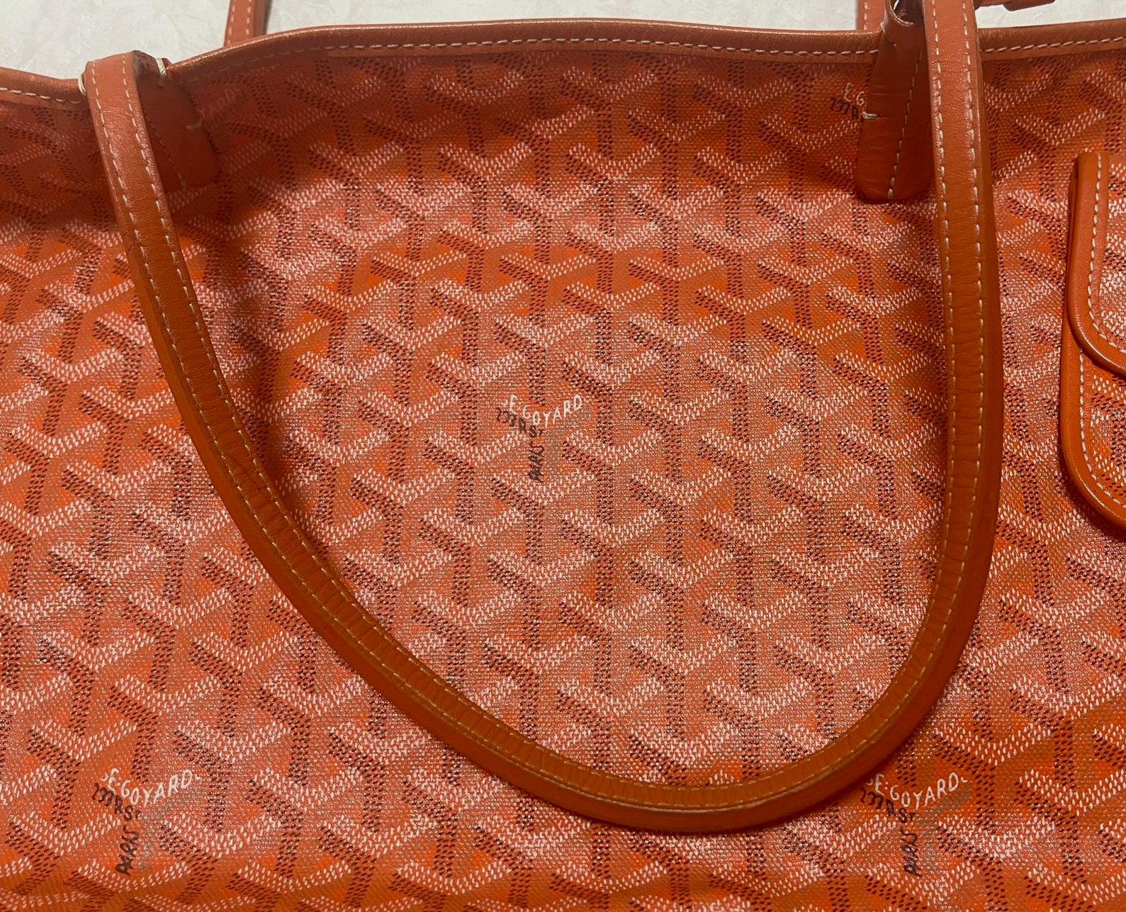 Goyard Saint Louis GM Large Tote Orange 13