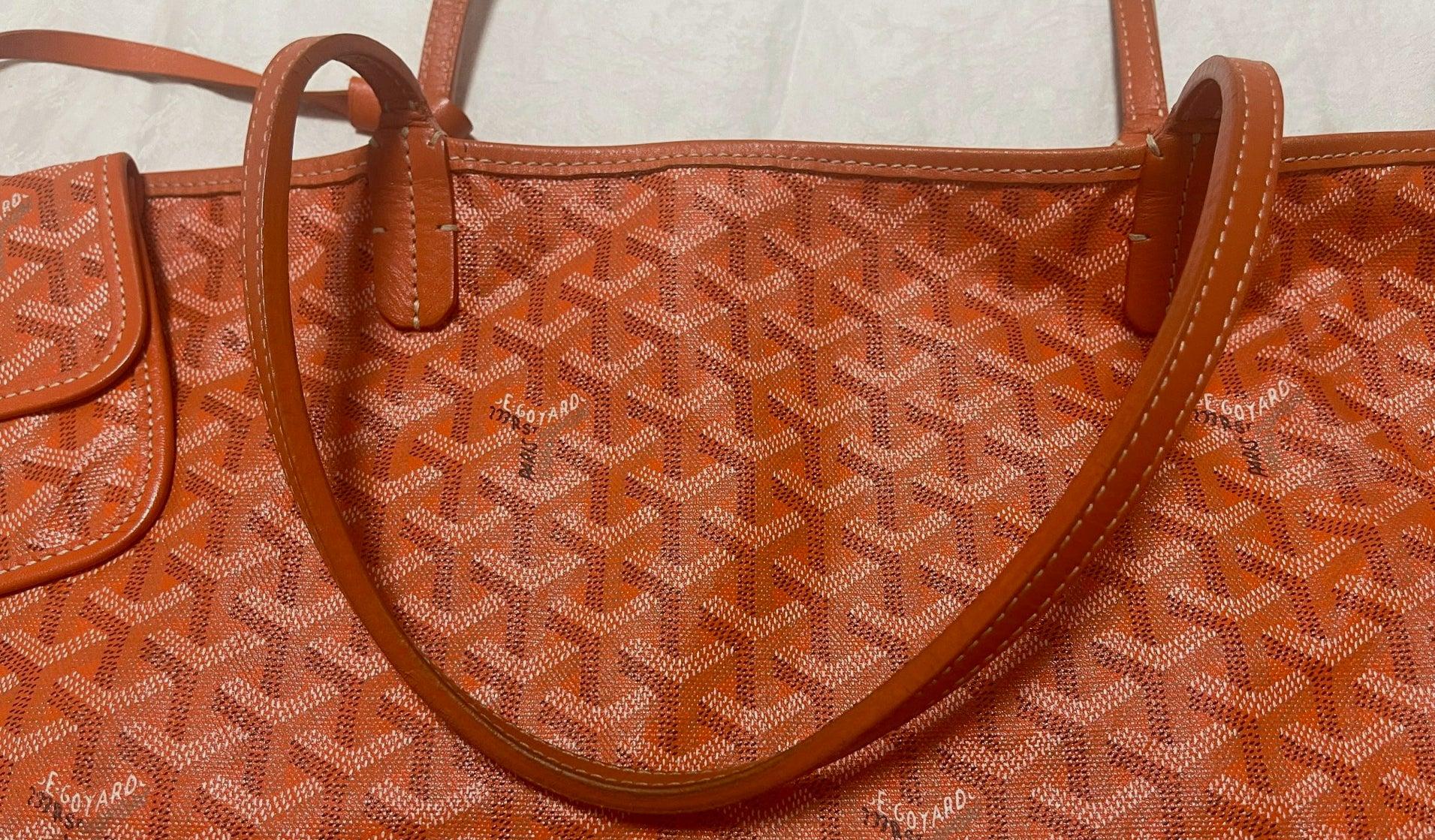 Goyard Saint Louis GM Large Tote Orange 14