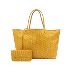 Goyard Saint Louis GM Large Tote Yellow 2014 Goyard Saint Louis GM Large Tote Yellow 2014