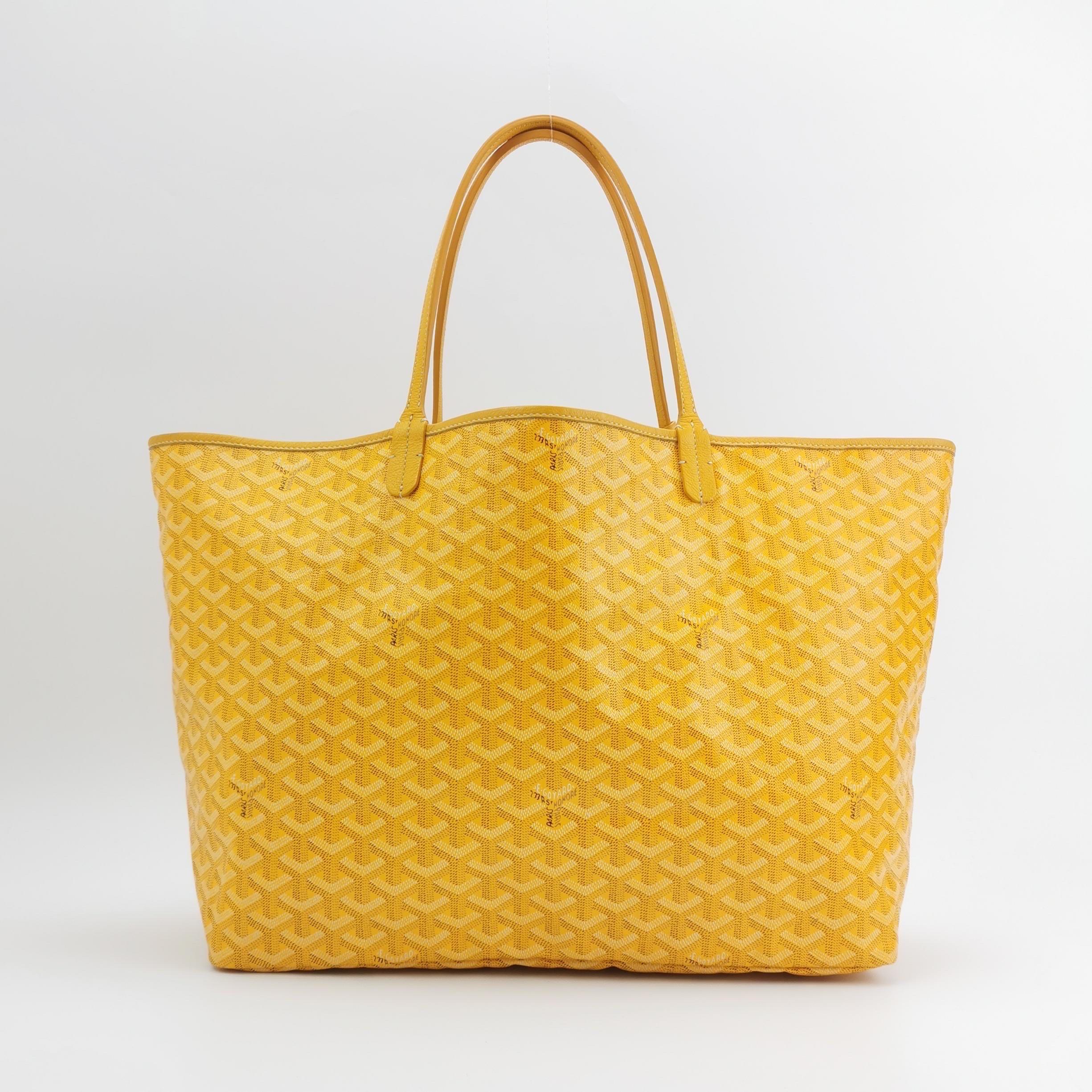 Goyard Saint Louis GM Large Tote Yellow 2017 6