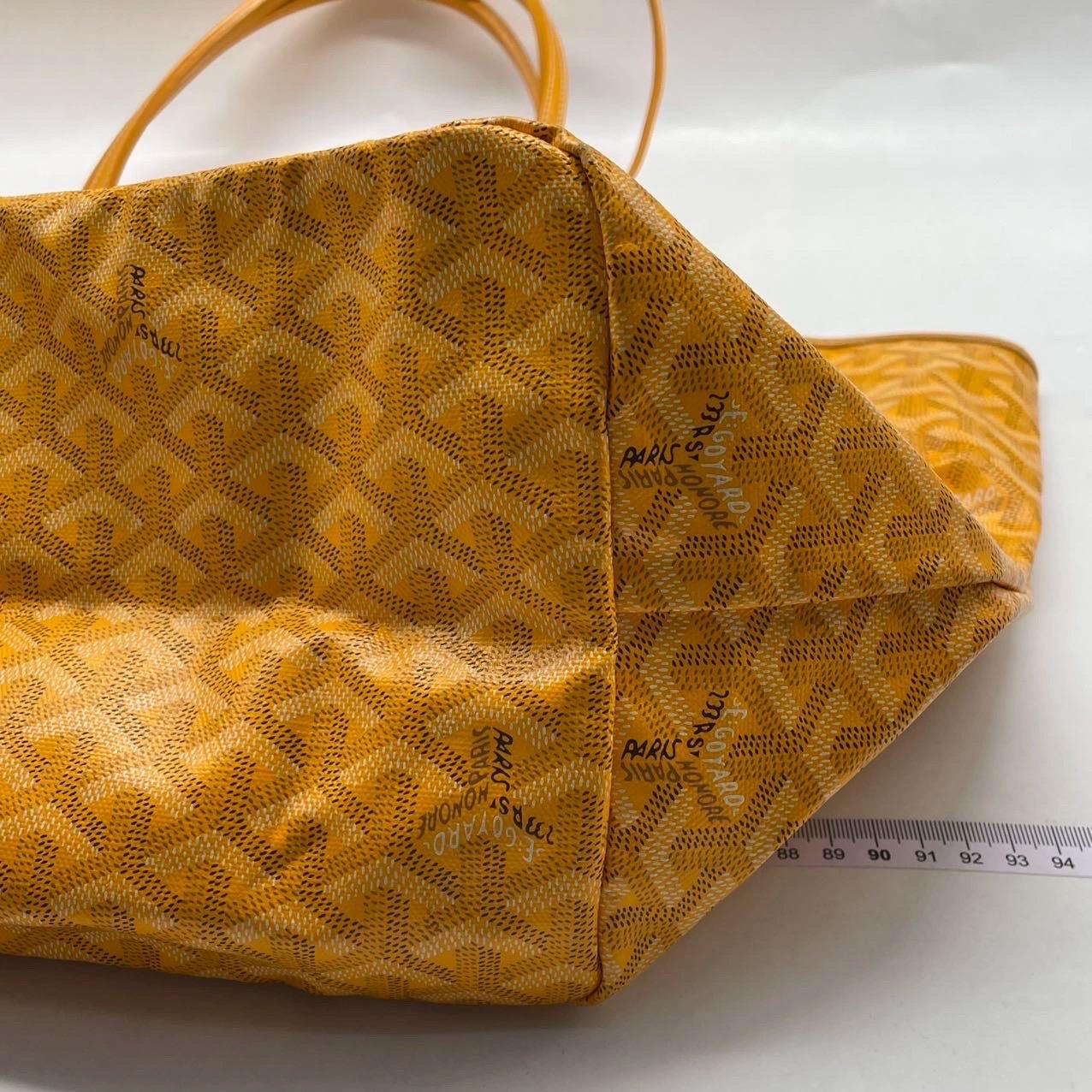 Goyard Saint Louis GM Bolso Grande Amarillo 2017 en venta 7