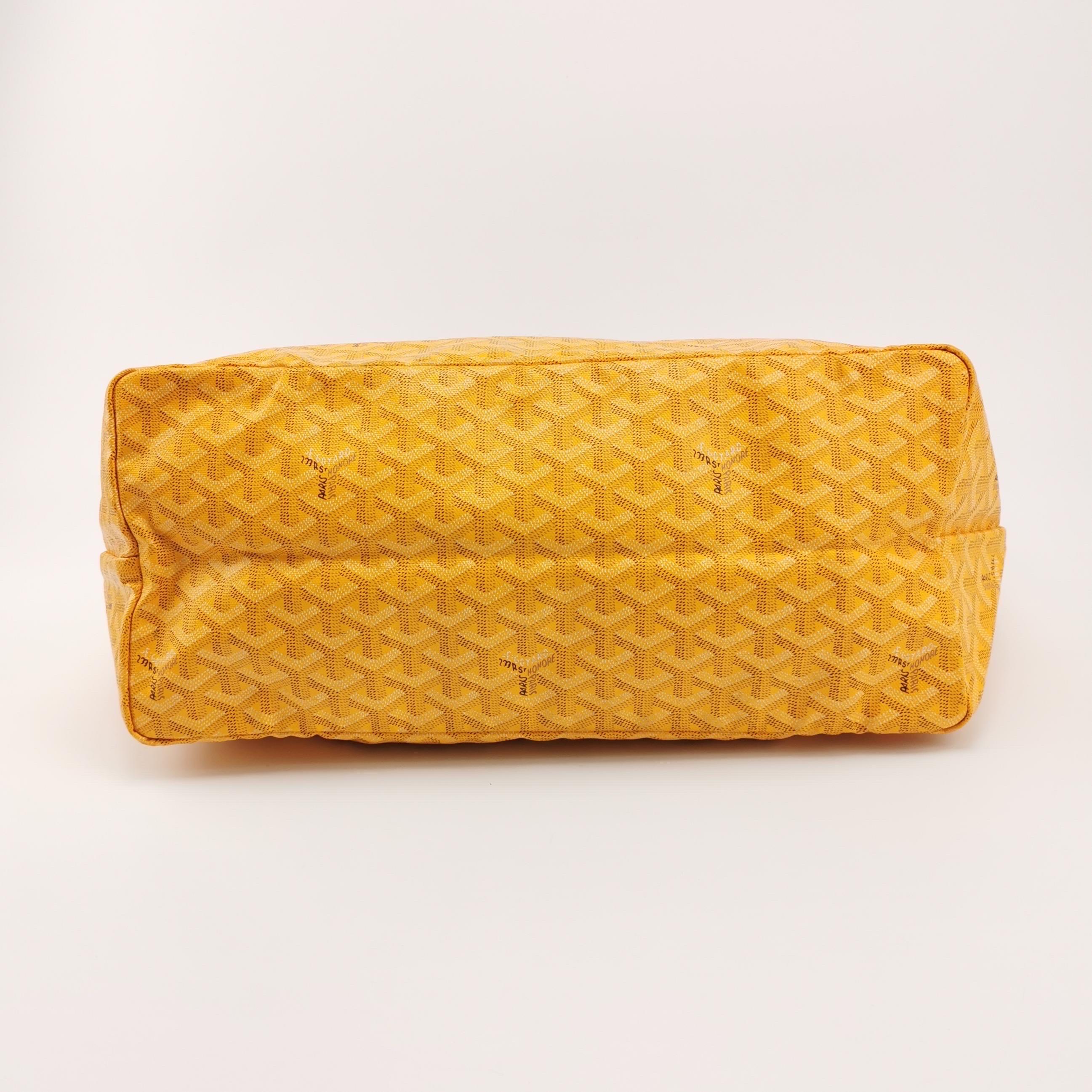 Goyard Saint Louis GM Bolso Grande Amarillo 2017 en venta 7