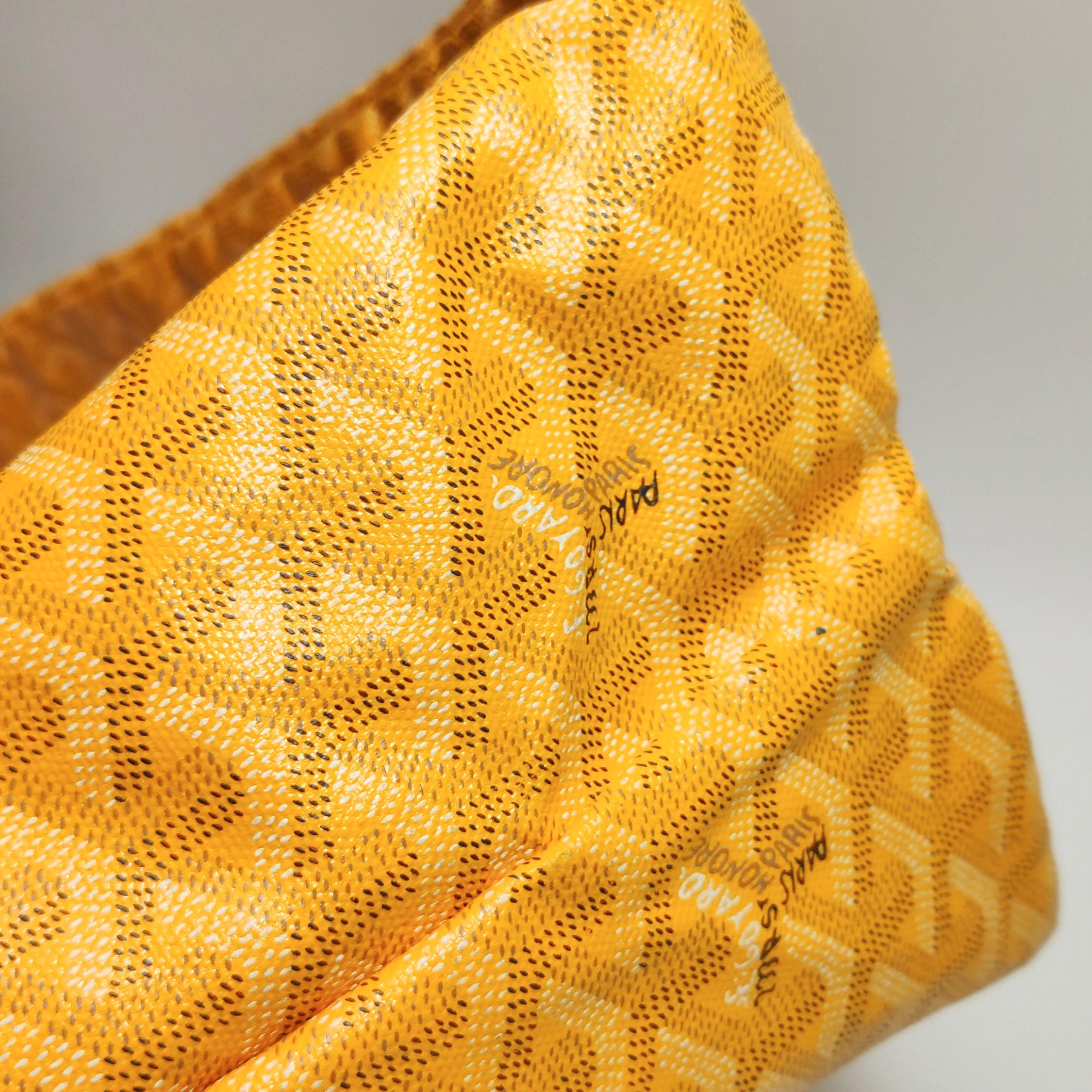 Goyard Saint Louis GM Bolso Grande Amarillo 2017 en venta 8