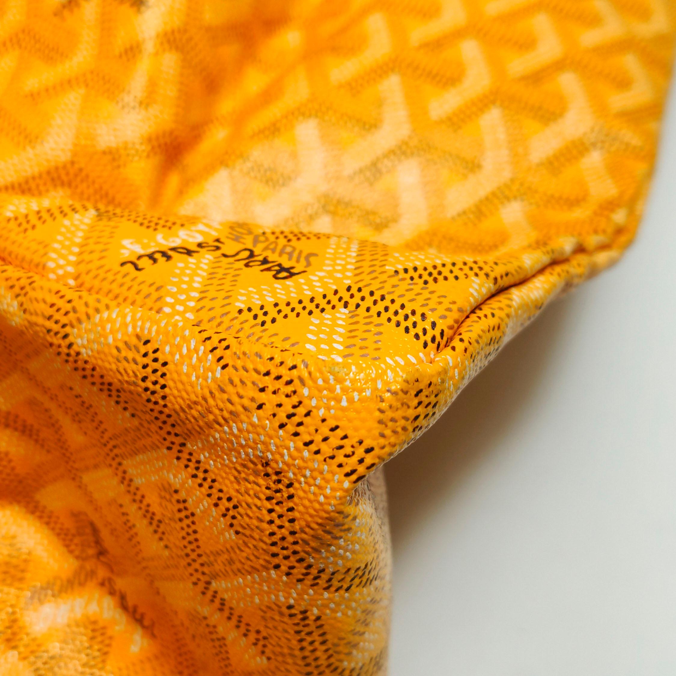 Goyard Saint Louis GM Bolso Grande Amarillo 2017 en venta 9