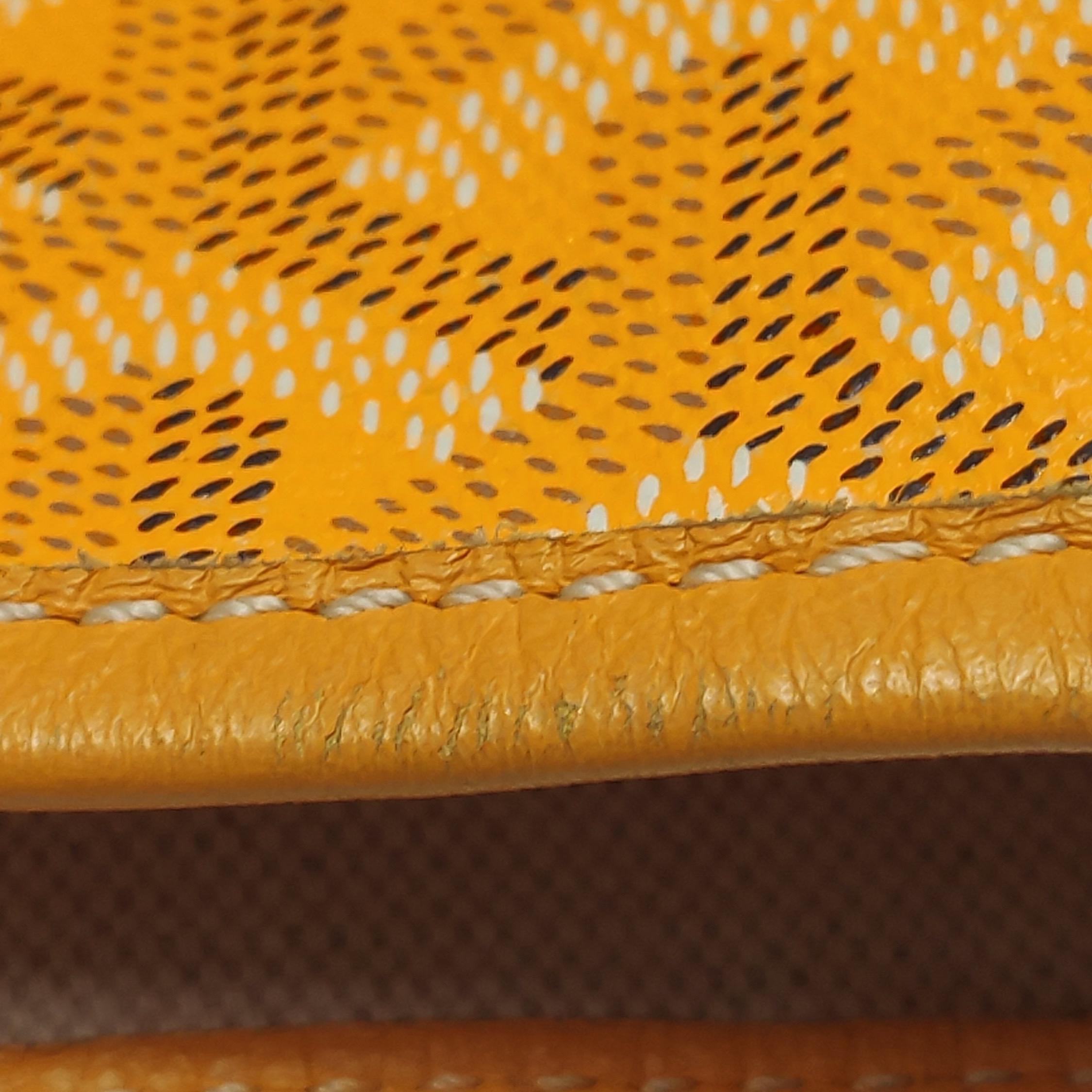 Goyard Saint Louis GM Large Tote Yellow 2017 11