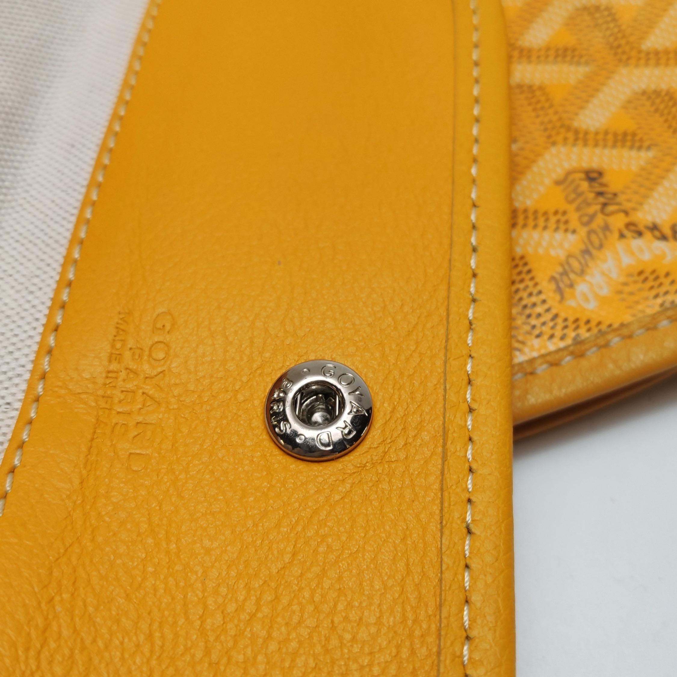 Goyard Saint Louis GM Large Tote Yellow 2017 12