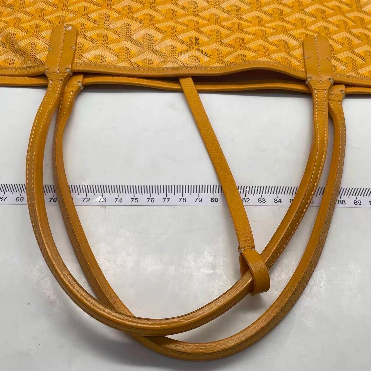 Goyard Saint Louis GM Bolso Grande Amarillo 2017 en venta 12
