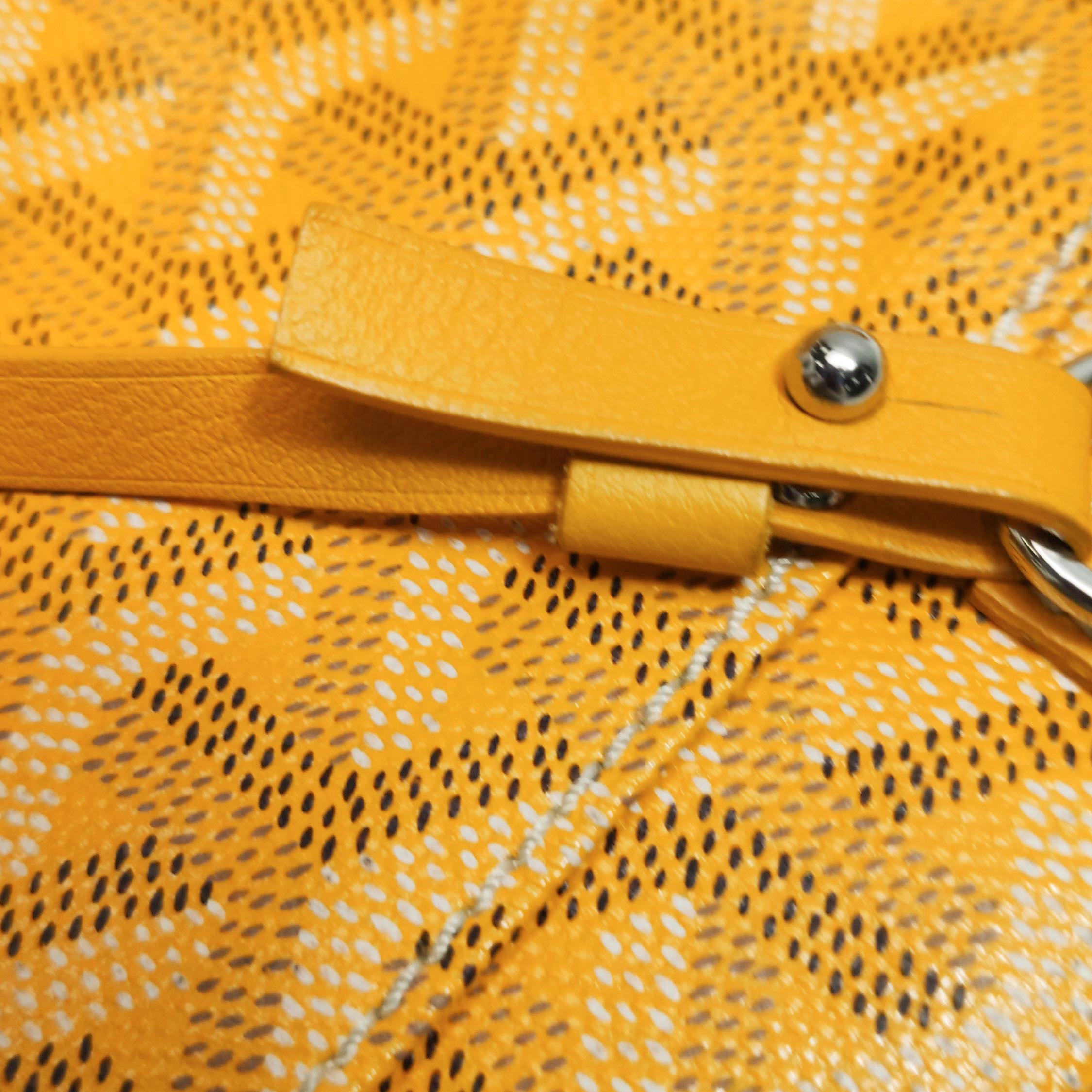 Goyard Saint Louis GM Bolso Grande Amarillo 2017 en venta 12