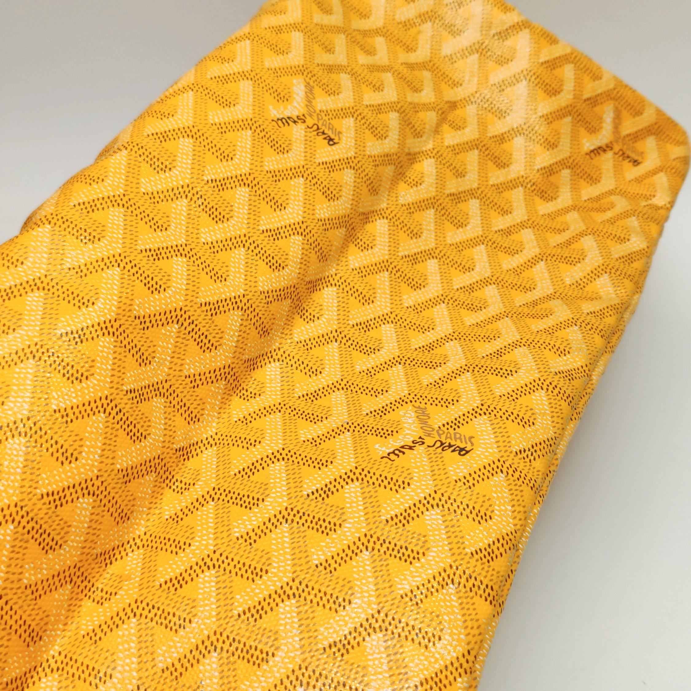 Goyard Saint Louis GM Bolso Grande Amarillo 2017 en venta 13