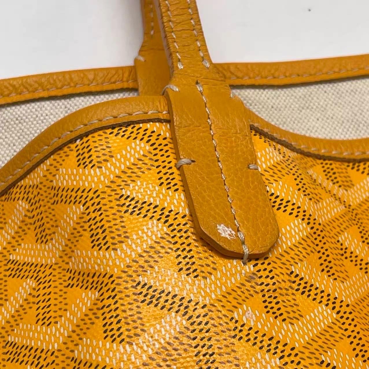 Goyard Saint Louis GM Bolso Grande Amarillo 2017 en venta 14