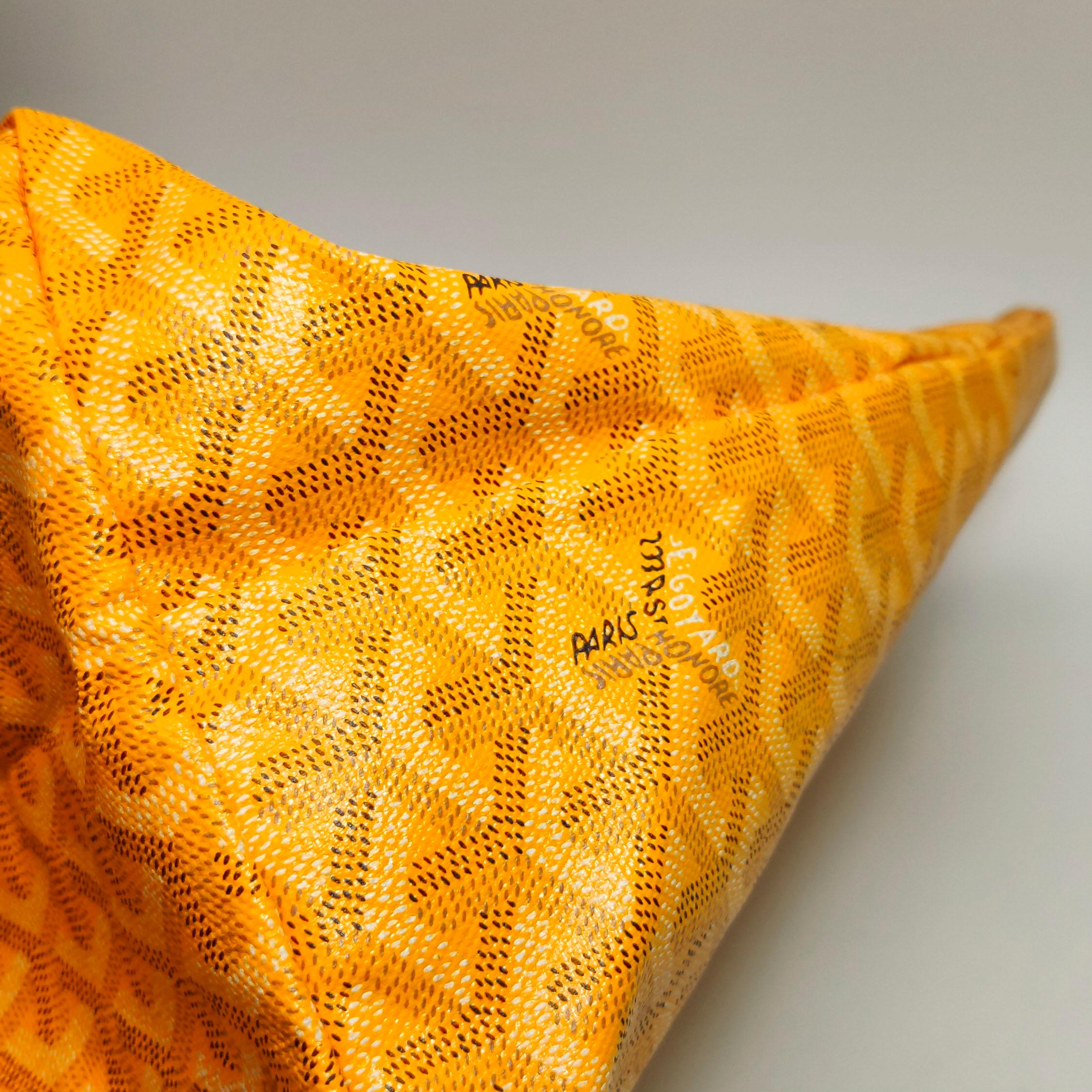Goyard Saint Louis GM Bolso Grande Amarillo 2017 en venta 14