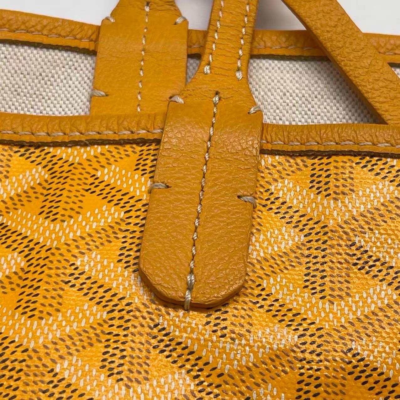 Goyard Saint Louis GM Bolso Grande Amarillo 2017 en venta 16