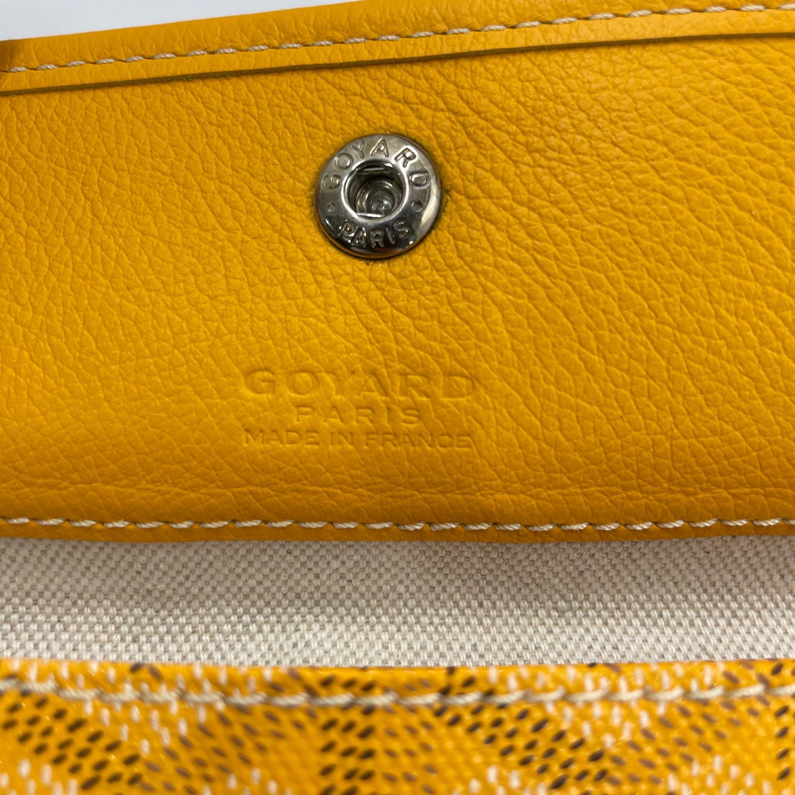 Goyard Saint Louis GM Bolso Grande Amarillo 2017 en venta 16