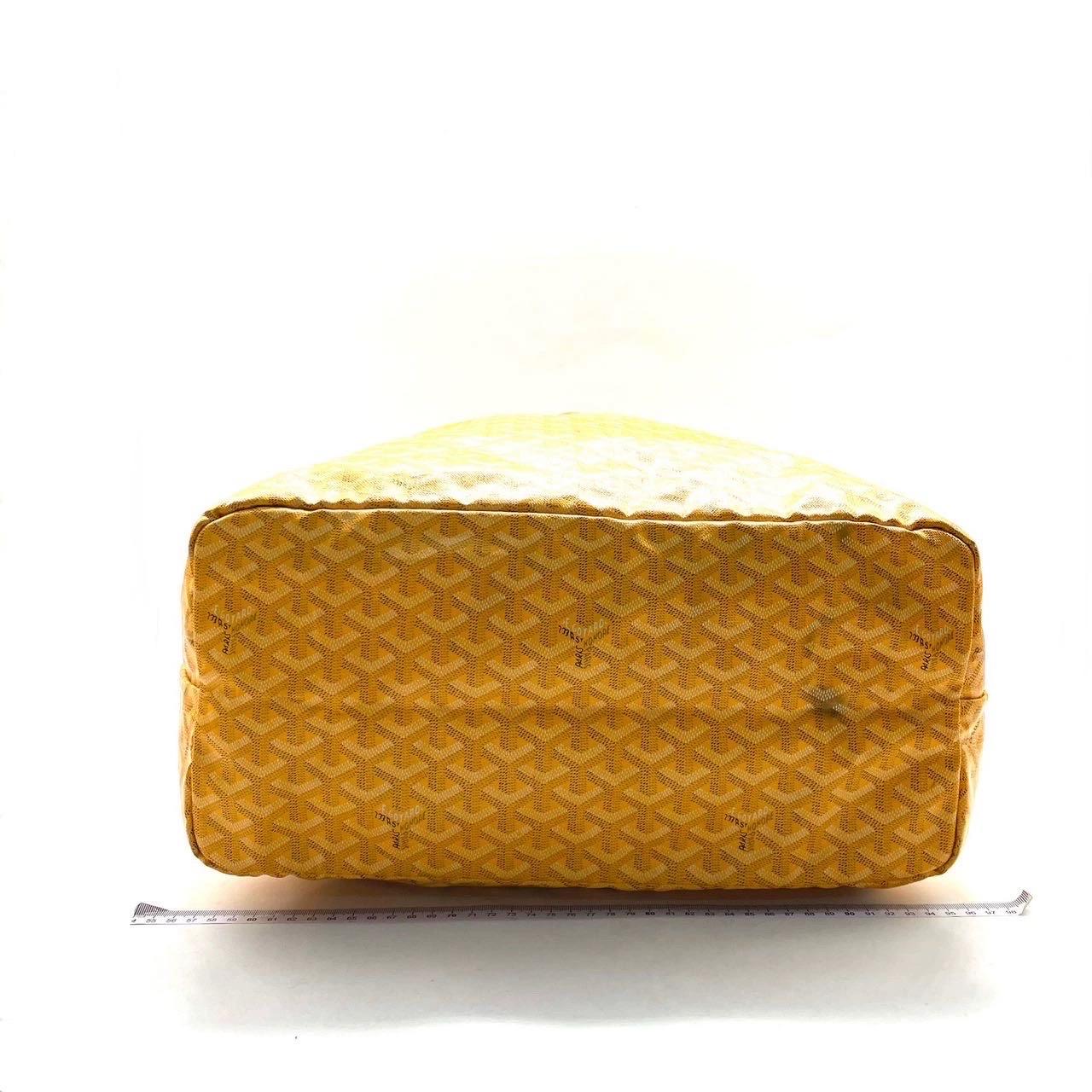 Goyard Saint Louis GM Bolso Grande Amarillo 2017 en Bueno estado para la venta en AUBERVILLIERS, FR