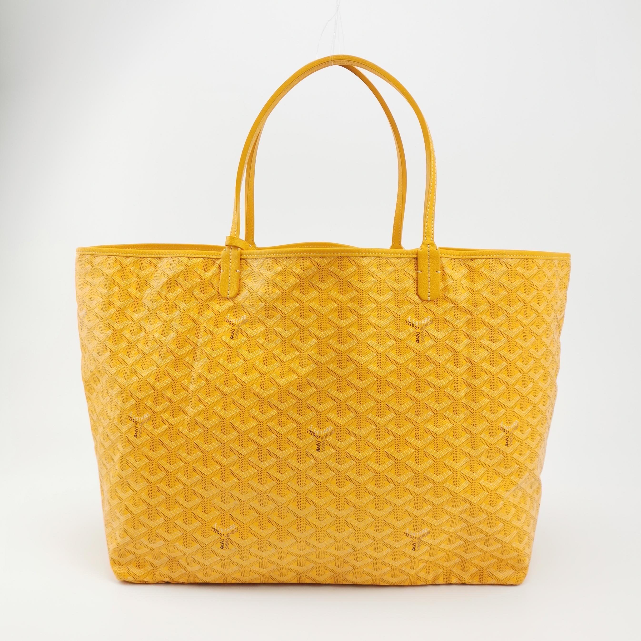 Goyard Saint Louis GM Bolso Grande Amarillo 2017 en Bueno estado para la venta en AUBERVILLIERS, FR