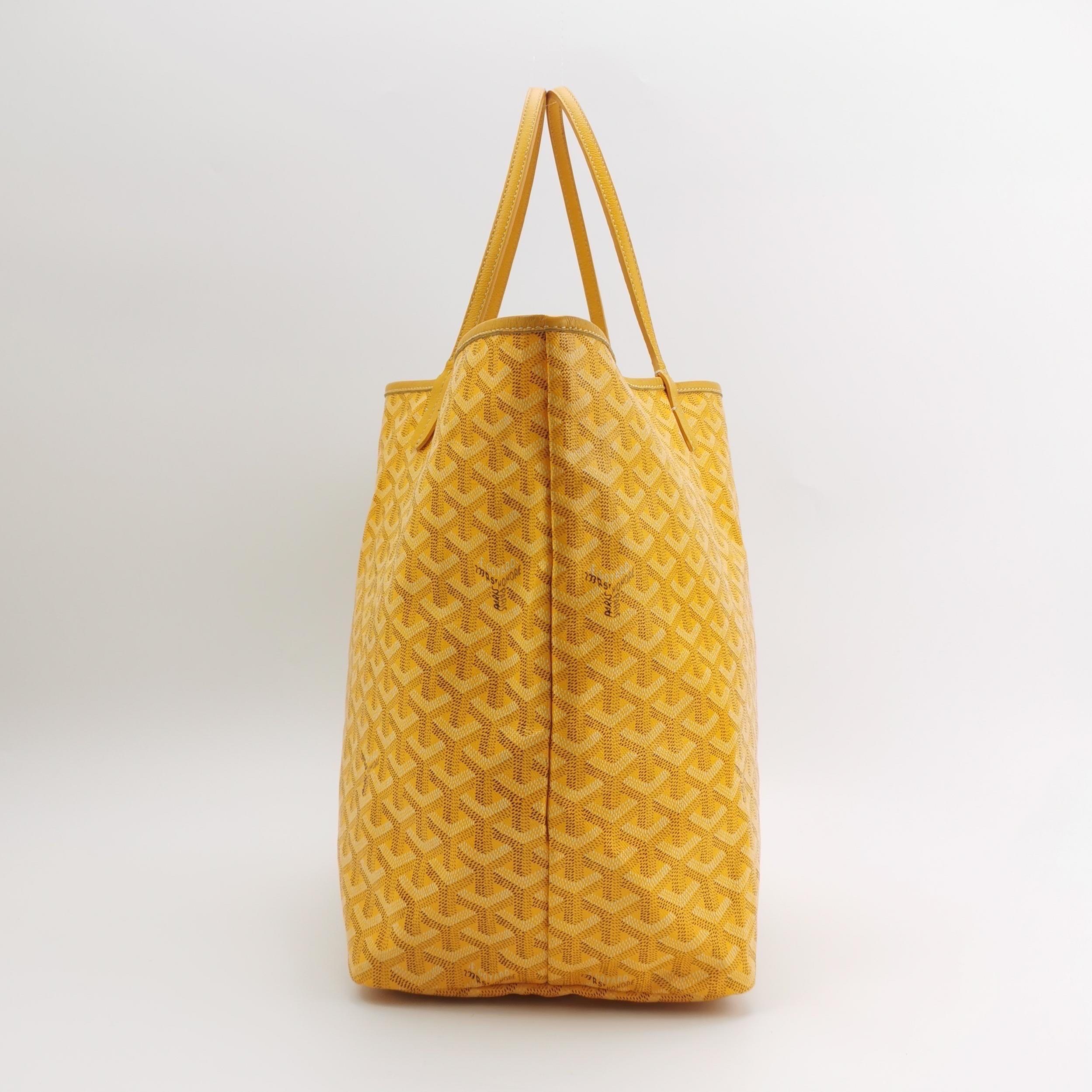 Women's Goyard Saint Louis GM Large Tote Yellow 2017