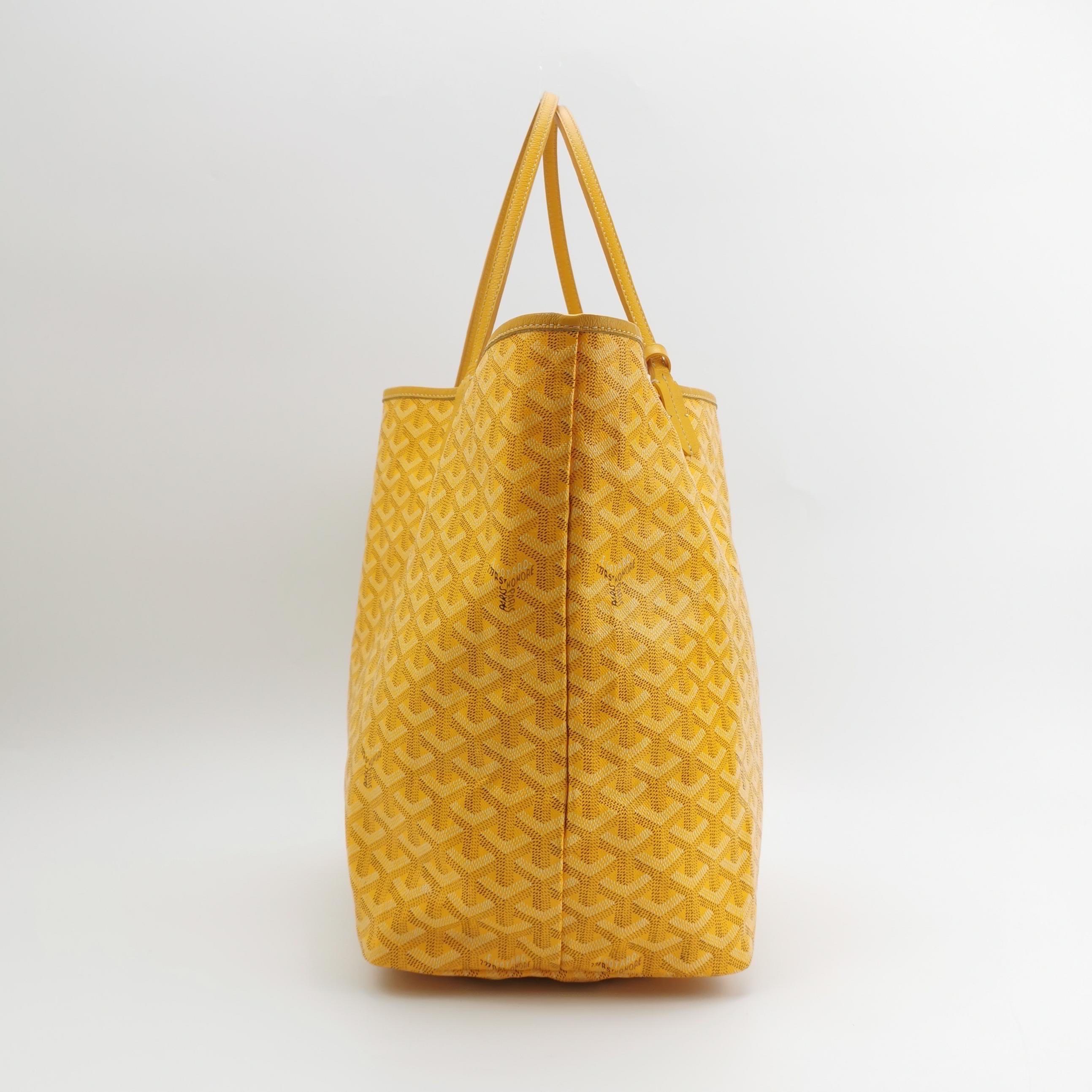 Goyard Saint Louis GM Large Tote Yellow 2017 1