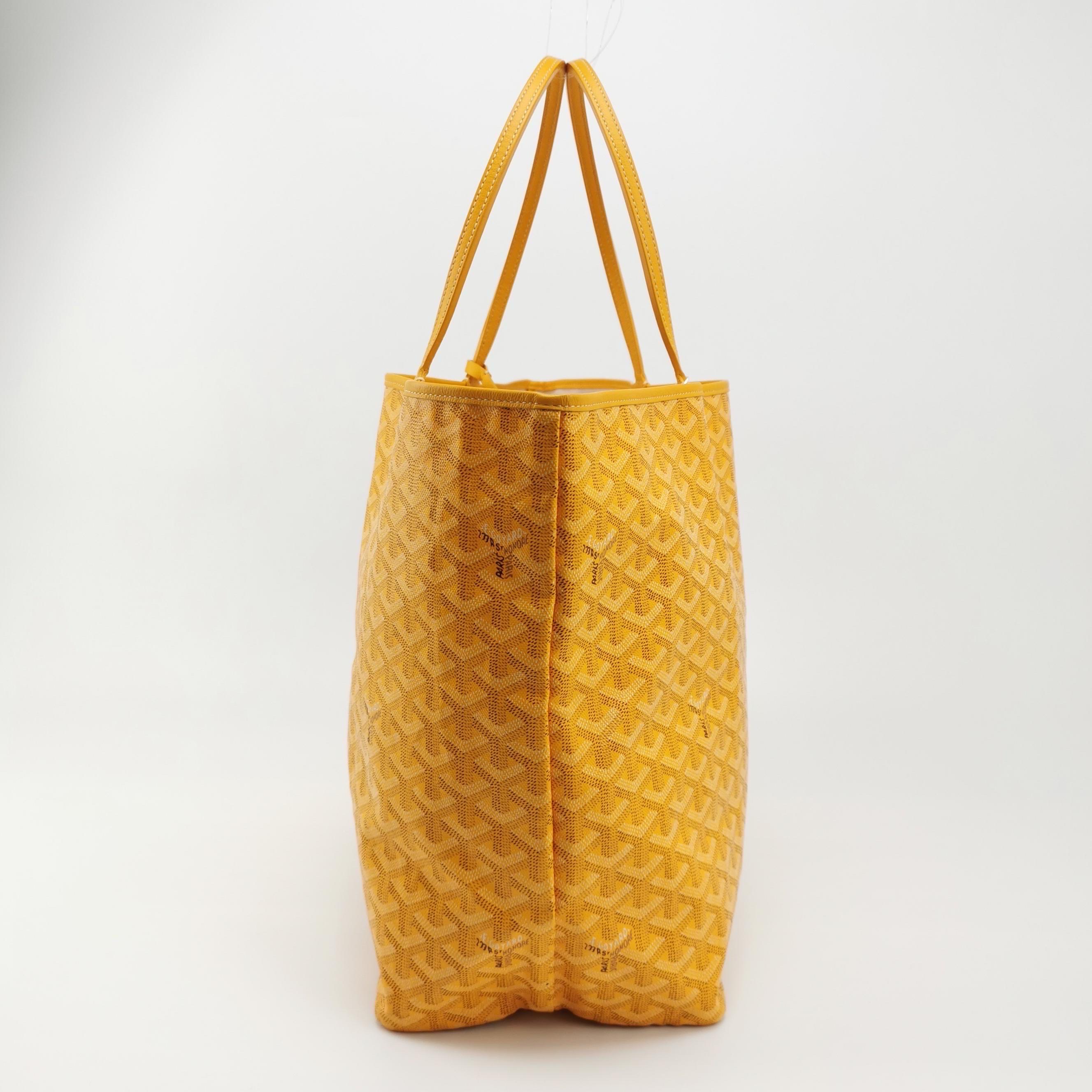 Goyard Saint Louis GM Bolso Grande Amarillo 2017 en venta 2