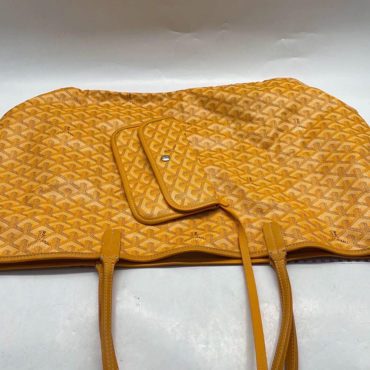 Goyard Saint Louis GM Bolso Grande Amarillo 2017 en venta 4