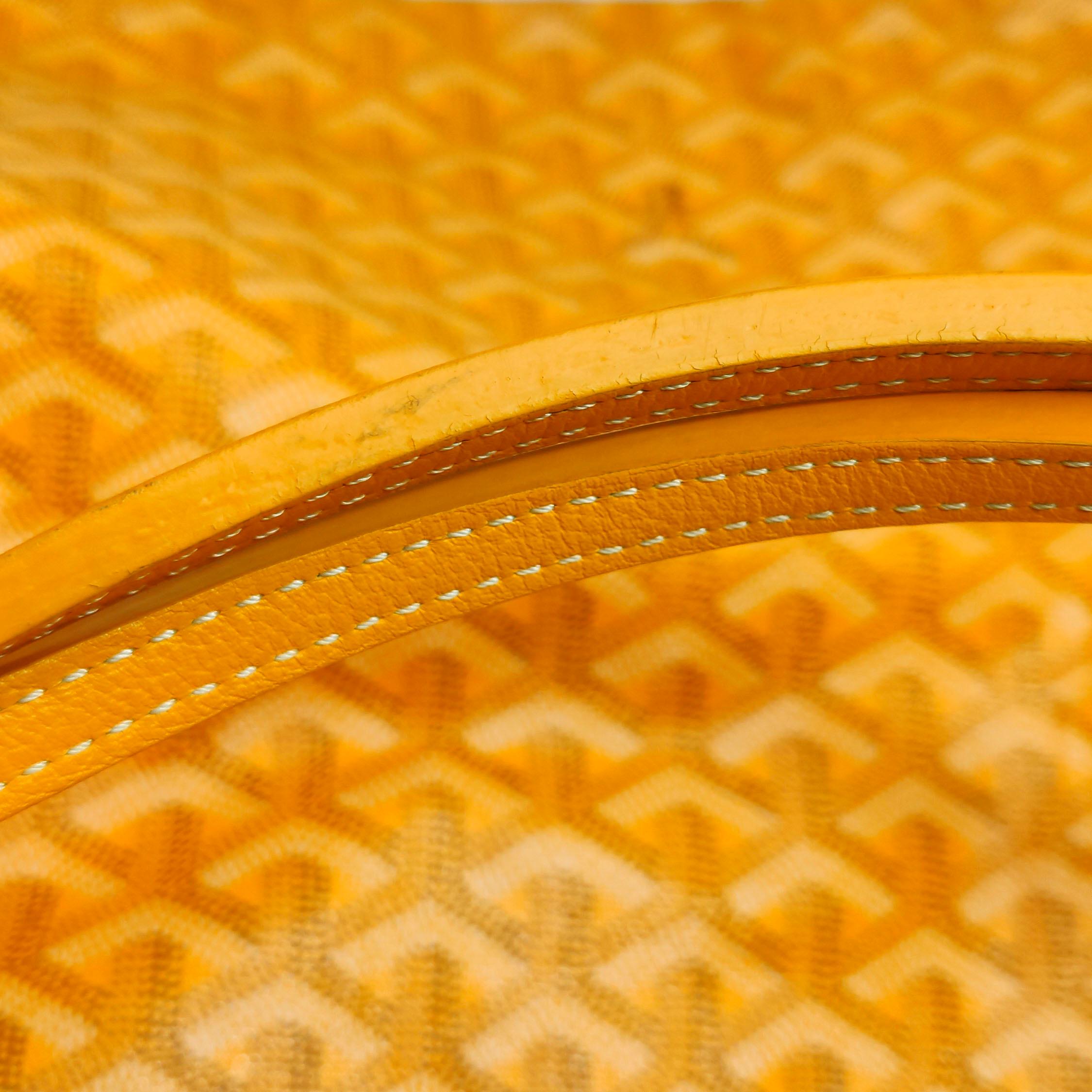 Goyard Saint Louis GM Bolso Grande Amarillo 2017 en venta 4