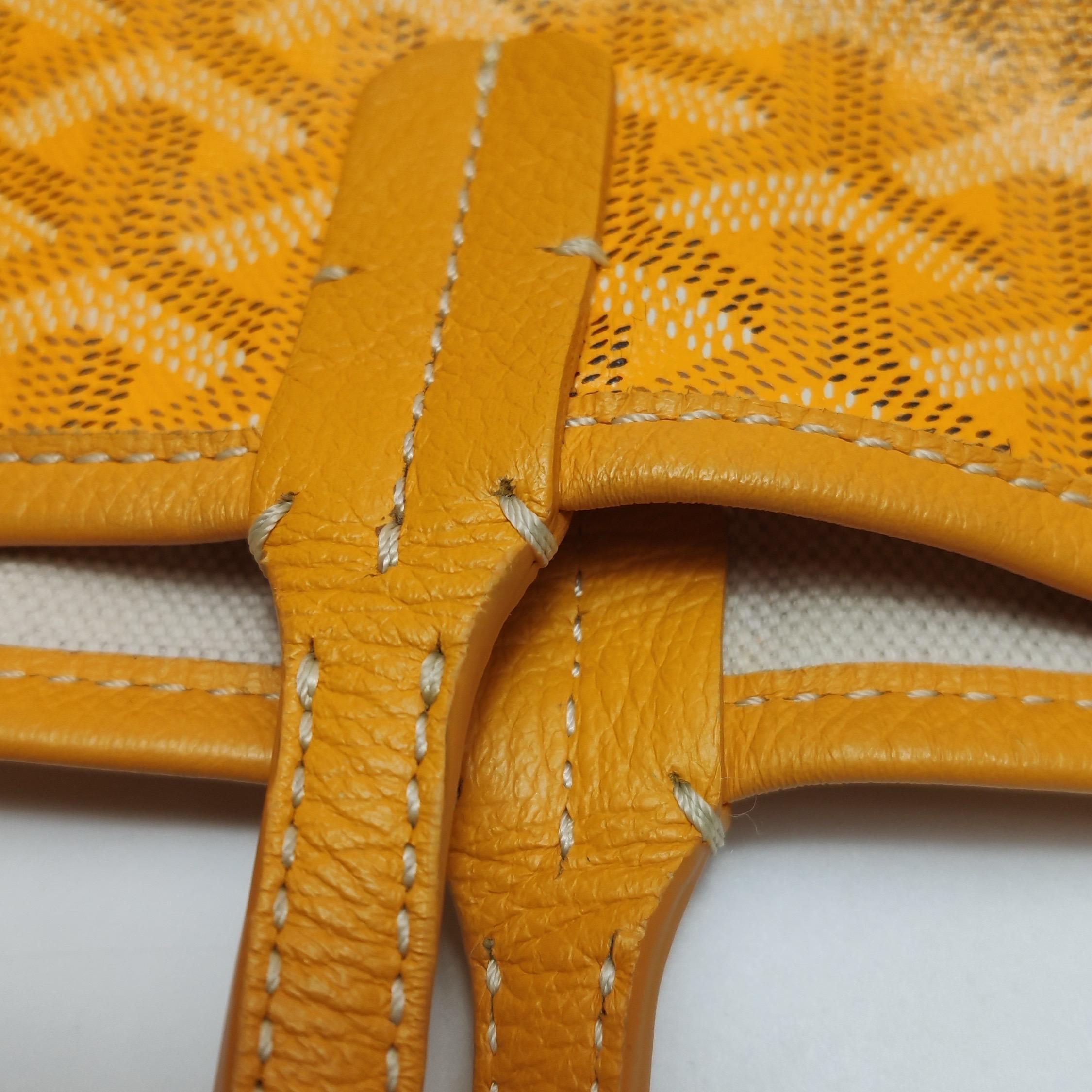 Goyard Saint Louis GM Large Tote Yellow 2017 5